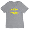batman dying bleeding logo V-Neck Tee