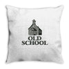 old school Throw Pillow