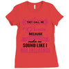 they call me gram partner in crime Ladies Fitted T-Shirt