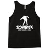 zombies only want a hug bad taste haloween zombie pop culture gift Tank Top