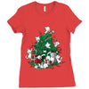 cat tree Ladies Fitted T-Shirt