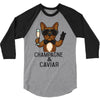 champagne and caviar 3/4 Sleeve Shirt