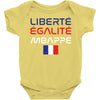 Librate Egalite Mbappe France Baby Bodysuit