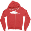atticus   crow logo Zipper Hoodie
