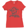 yoda funny slogan retro movie Ladies Fitted T-Shirt