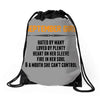 September Girl Hated By Many Drawstring Bags