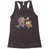 zombie ice cream art Racerback Tank