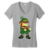 happy saint patrick day simpson 2 Women's V-Neck T-Shirt