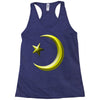 gay pride star and crescent Racerback Tank