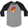 pie(rate) chart 3/4 Sleeve Shirt