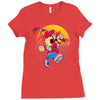 hotline plumber Ladies Fitted T-Shirt