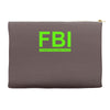 mens fbi print casual slim Accessory Pouches