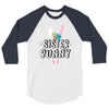 sister bunny 3/4 Sleeve Shirt