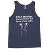eyes in the back of my shirt Tank Top