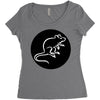 Mouse Rat Women's Triblend Scoop T-shirt