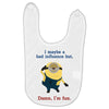 bad influence Baby Bibs