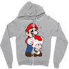 mario licking toad Zipper Hoodie