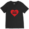 Equality Heart V-Neck Tee
