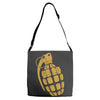 granate grenade waffe weapon krieg war pc game classic usa army Adjustable Strap Totes