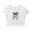 shark chart Crop Top
