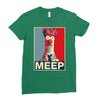 beaker meep poster, ideal birthday gift or present Ladies Fitted T-Shirt
