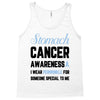 stomach cancer awaneress i wear periwinkle for someone special to me Tank Top