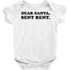 dear santa sent rent Baby Bodysuit