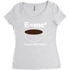 M=Mc2 Energy=Milk X Coffee Women's Triblend Scoop T-shirt