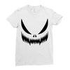 pumpkin face Ladies Fitted T-Shirt