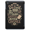 driver picks the music iPad Mini