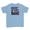 tardis starry night Youth Tee