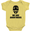 we are anonymous tshirt pipa sopa acta v for vendetta hacker's t shirt Baby Onesie
