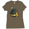 moving castle grayskull Ladies Fitted T-Shirt