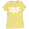 sarcasm now loading mens Ladies Fitted T-Shirt