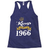 kings are born in 1966 Racerback Tank