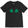 shamrock boobs V-Neck Tee