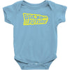 retro back to the future Baby Onesie