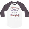 l homme parfait est motard 3/4 Sleeve Shirt
