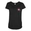 Cute Cosmos Maternity Scoop Neck T-shirt
