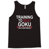 train insaiyan gym training to beat goku or krillin dbz dragon ball z Tank Top