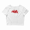 akira inspired bike motorbike Crop Top