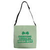 everyone loves an irish boy Adjustable Strap Totes
