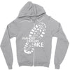 wander explore hike Zipper Hoodie