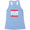 free running parkour run free Racerback Tank