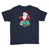 santa with piles of christmas Youth Tee