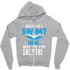 why do i swim why do you breath Zipper Hoodie