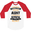 Super Cool Aunt Of A Freaking Awesome Nephew 3/4 Sleeve Shirt