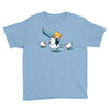 mighty hero atop a chicken Youth Tee