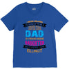 Super Cool Dad Of A Freaking Awesome Daughter V-Neck Tee