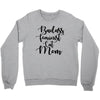 badass feminist cat mom Crewneck Sweatshirt